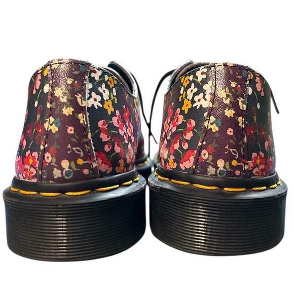 Dr Martens Air Hand Painted Floral Lace-Up Oxfords - Picture 5 of 11